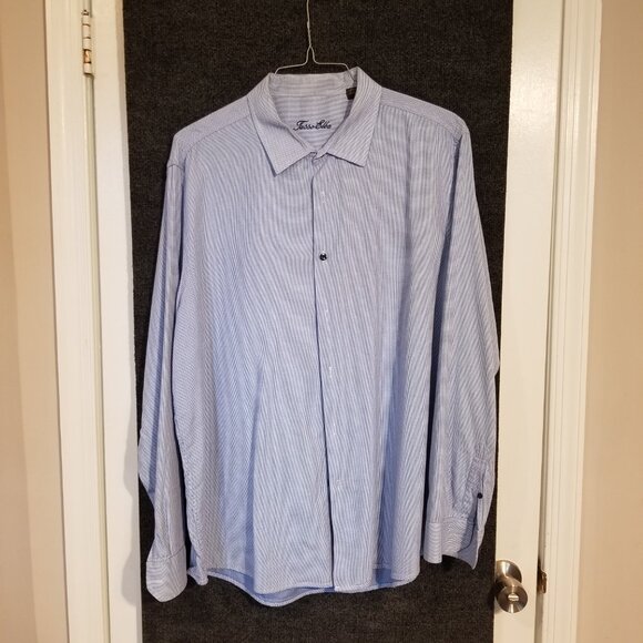 Men's Tasso Elba Button-Down LS Shirt size XXL - Picture 2 of 8
